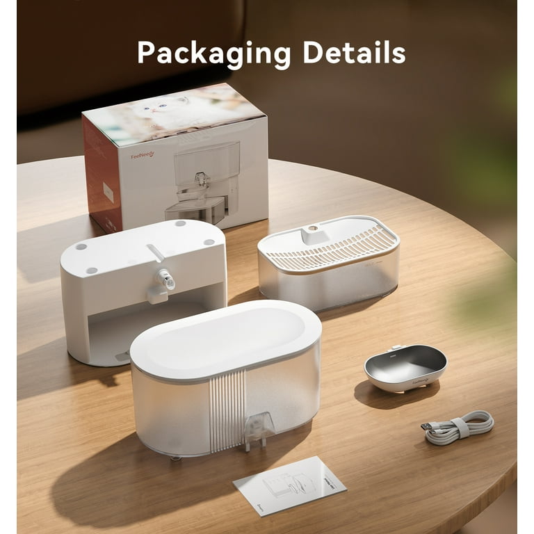 Fontaine 3個セット FEELNEEDY 3.5L Cat Water Fountain Wireless – FeelNeedy