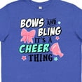 thumbnail image 4 of Inktastic Bows and Bling Its a Cheerleading Thing Youth T-Shirt, 4 of 5