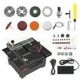 thumbnail image 1 of 100W Multi-Functional Table Saw Desktop Electric Saw Cutter Speed & Angle Adjustable Liftable Blade 16MM Cutting Depth with Blade Flexible Shaft and More Accessories for Wood Acrylic Cutti, 1 of 7