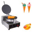 thumbnail image 1 of Bluelander Maquina para Conos de Helado, Incluye Molde Cónico, Waflera para Conos de Helado de Acero Inoxidable Medidas 27 * 25 * 32 cm, Temperatura 50° - 300°C, Wafflera 110 V, 1 of 5