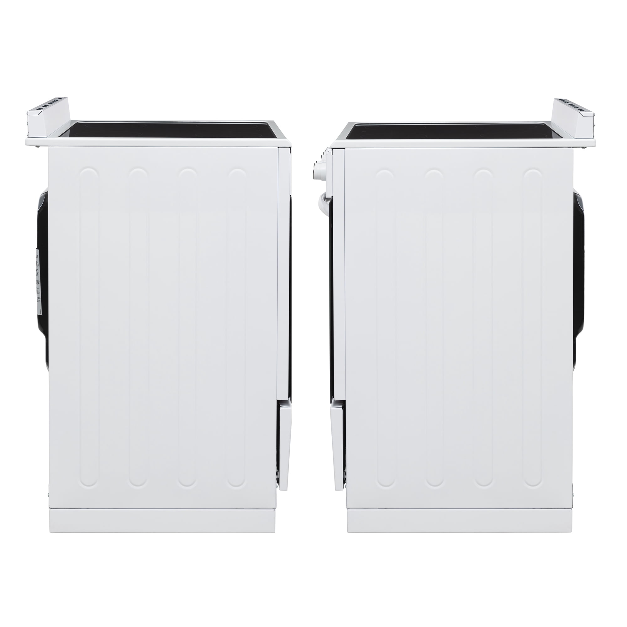 Equator 24" Electric Cooking Range 4 Ceramic Burner CONVECTION OVEN+AIR FRYER White
