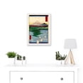 thumbnail image 2 of Painting Japanese Woodblock Noge Yokohama A4 Artwork Framed Wall Art Print, 2 of 4