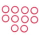 thumbnail image 1 of Seitruly 10x Barber Hairdressing Shears Scissors Finger Inserts Grips  Ring plantillas de cejas Rosa roja 10 piezas, 1 of 1