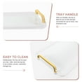 thumbnail image 3 of Minkissy 1-Pack White Plastic Fruit Platter Tray for Parties and , Serving Tray, 3 of 8