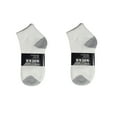 thumbnail image 3 of 6 Pairs Men's Sport Athletic Thick Cotton Ankle Low Cut Black/White/Gray Socks Size 9-11,10-13, 3 of 5