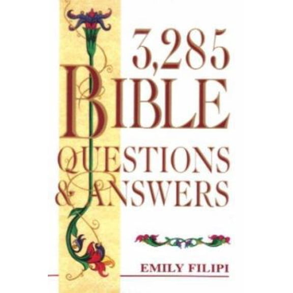 Pre-Owned 3,285 Bible Questions & Answers (Hardcover) 0517027488 9780517027486