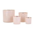 thumbnail image 1 of Imax 15603-4 Beatha Real Gold Trim Planters&44; Rose - Lot de 4, 1 of 1