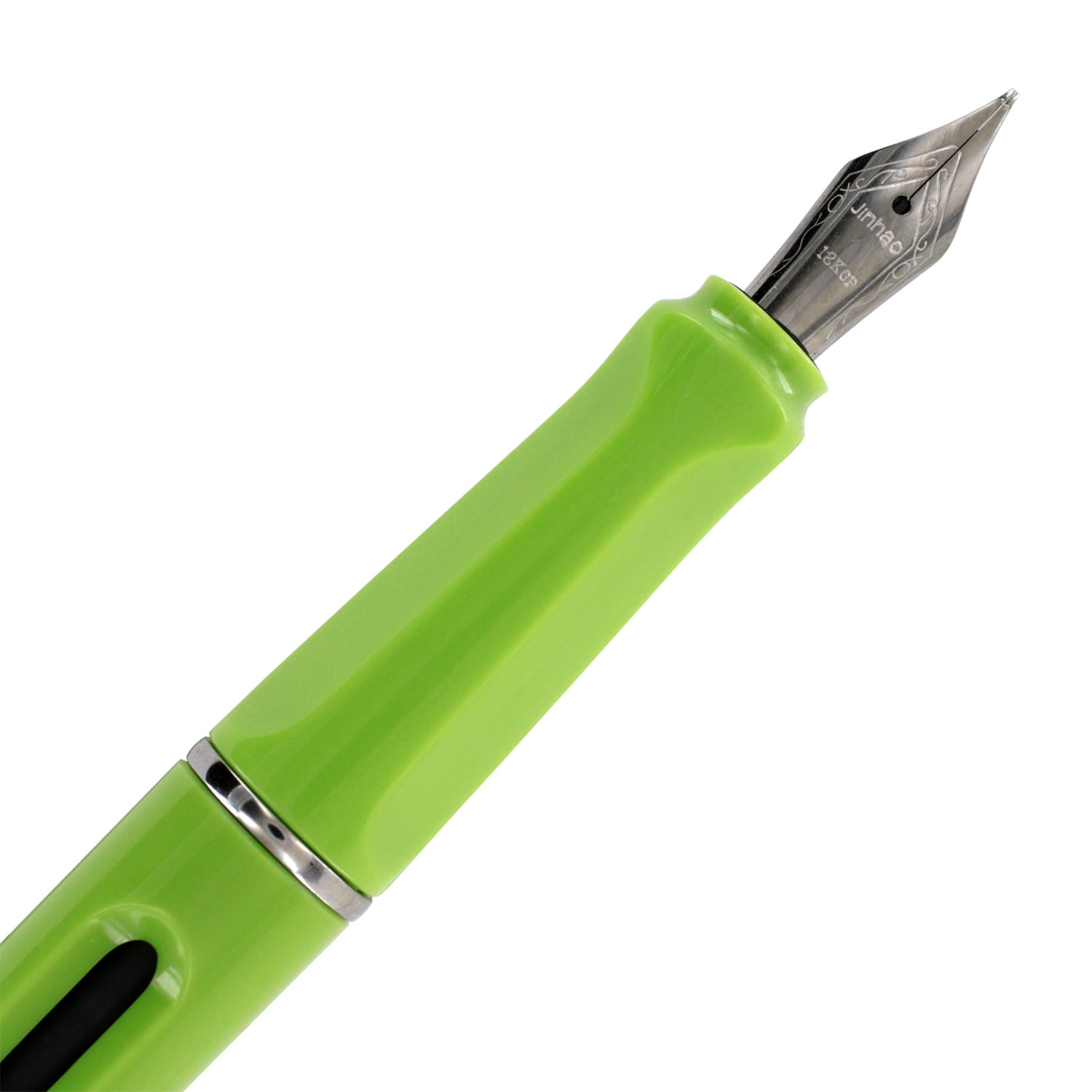 JinHao 599A Lime Green Plastic Fountain Pen