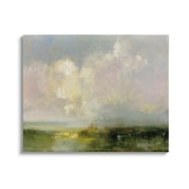 Stupell Industries Abstract Clouds Painting Landscape Painting Gallery Wrapped Canvas Art Print Wall Art, 30 x 24