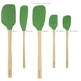 thumbnail image 5 of Flex-Core Spatula Wood Handled Set (Set of 5) - Pesto, 5 of 6