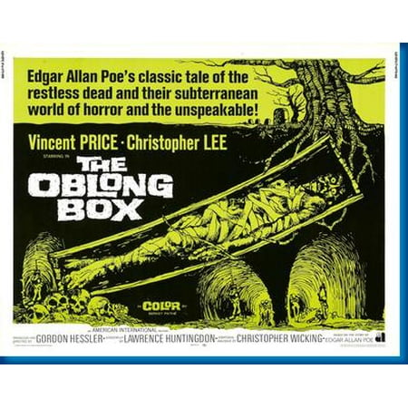 - Oblong Box Movie Metal Sign 8inx 12in