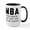 White/Black Inside, variant on - MBA When Your BS Just Can - 15 oz Ceramic Large White Novelty Mug
