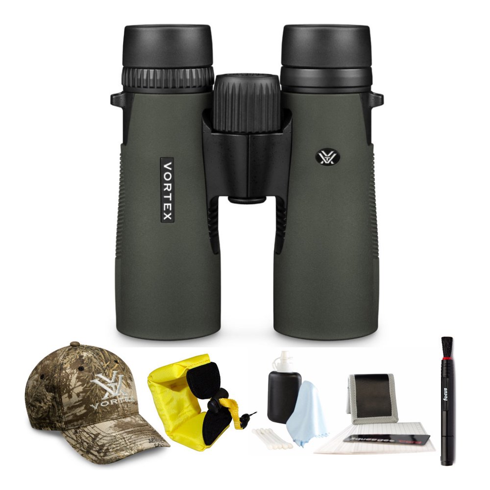 Vortex Diamondback 8x42 Binocular + Foam Float Strap Red + Accessory