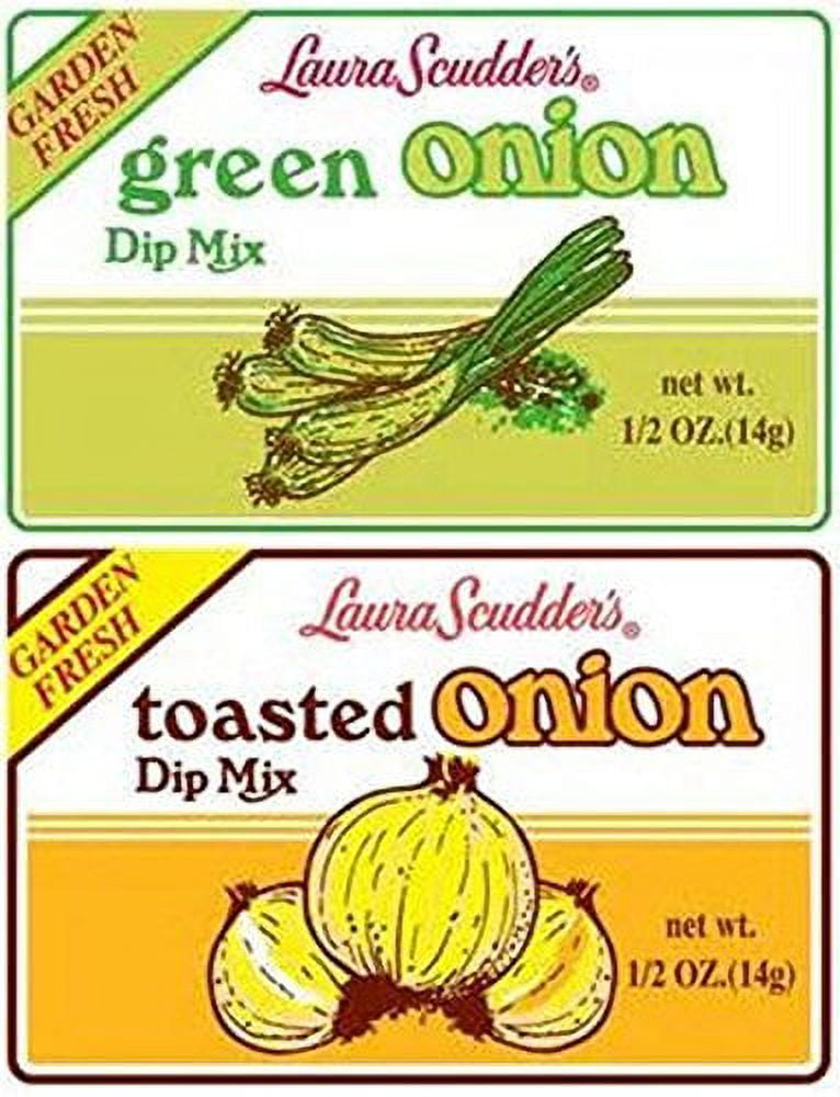 Laura Scudder's Green Onion & Toasted Onion Dip Mix (Pack of 6