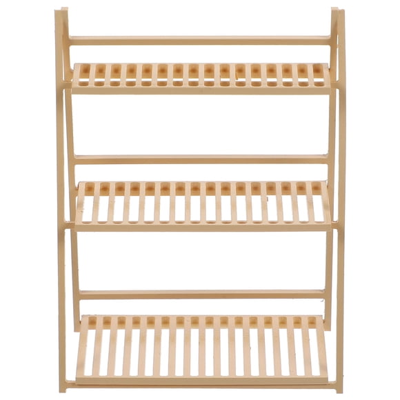 Estante para macetas en miniatura para casa de balcón, muebles en miniatura
