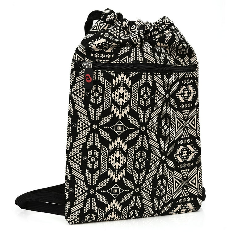 Black Knit Backpack