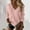 Pink, variant on Sweaters for Women Casual Loose Solid Color Long Sleeve V Neck Pullover Sweater Fall Fashion 2023 Army Green