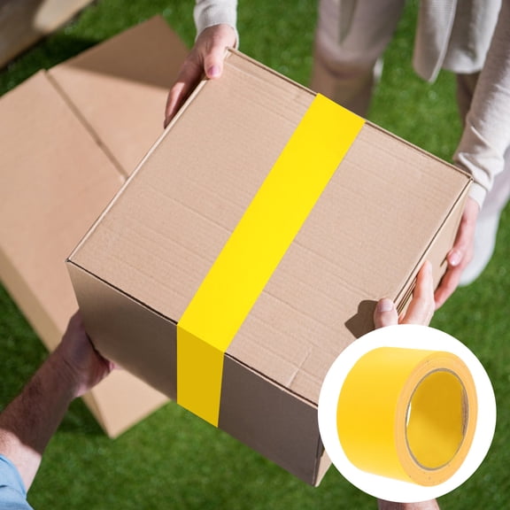 MERRYHAPY Yellow Paper Fabric Repair Tape Roll for Carpet, Machinery, and General Fixing Applications
