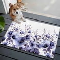 thumbnail image 3 of Purple Blooms Floral Entryway Rug 2'x3'&nbsp; Non Slip Front Door Mats, Farmhouse Spring Flowers Botanical Entrance Rugs Indoor Outdoor Carpet, Washable Floor Mats Small Area Rug for Bedroom Kitchen, 3 of 8