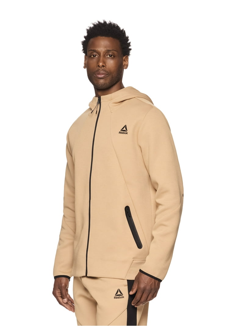 Reebok Mens and Big Mens Momentum Full Zip Hoodie, Sizes XS-5XL
