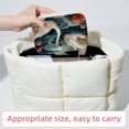thumbnail image 6 of Swan Velvet Portable Jewelry Stand with Removable Compartment - Travel Organizer, Earring Holder, and Organizer Box - Gift, 6 of 7