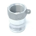 thumbnail image 4 of Gloxco Aluminum Type A Cam and Groove Fitting, 1/2" Male Camlock x 1/2" Female NPT (CAM-05-A-AL), 4 of 6