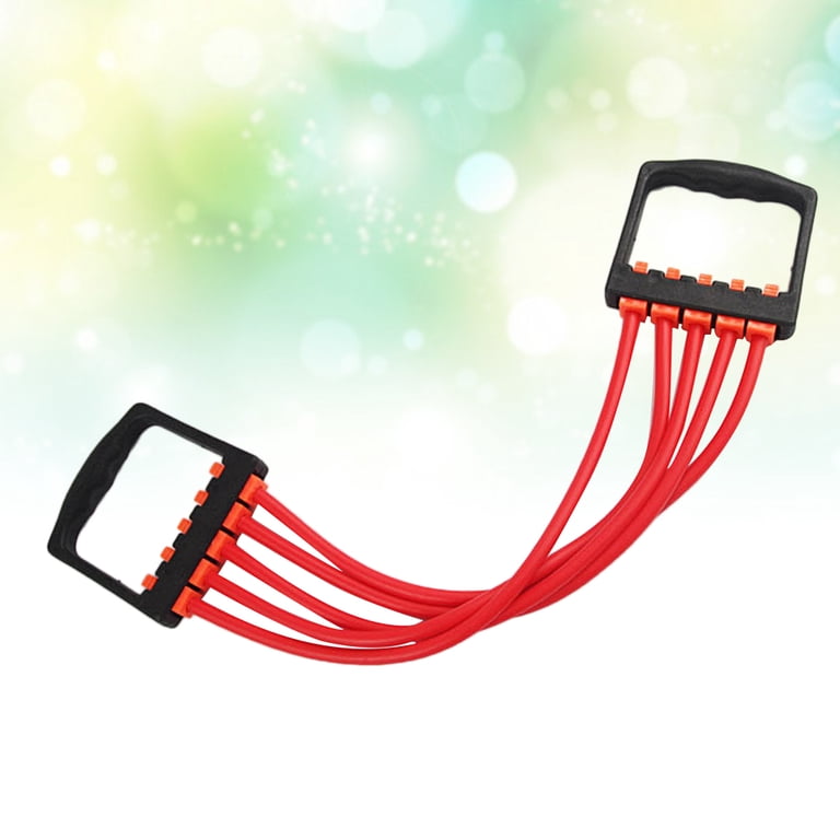 BESPORTBLE Chest Expander Resistance Band - Silicone Exercise Rope With Handles For Yoga & Strength Training