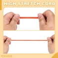 thumbnail image 4 of Uxcell Flat Elastic Nylon Cord Stretchy Spandex for Sewing Clothing Hair Ties Orange, 4 of 6