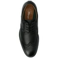 thumbnail image 4 of Vance Mens Cormac Comfort Wingtip Flexible Oxford Dress Shoe, Widths Available, 4 of 9