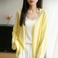 thumbnail image 2 of Long Sleeve Knit Cardigan Lightweight Loose Fit Outerwear For Versatile Style Cardigan Sweaters for Women, 2 of 2
