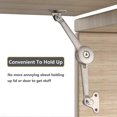 thumbnail image 4 of Pieces Cabinet Cupboard Furniture Door Lift Support Standard Hinge Strong Flap and Flap Fittings Stay Lids for Kitchen Cabinet Door Cupboard Toy Box, 4 of 4
