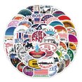 thumbnail image 4 of Pegatinas Americans Bostons de vinilo resistentes al agua, estilo anime, 60 unidades, 4 of 4