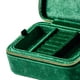thumbnail image 3 of Estuche Organizador de dos niveles perfecl contenedor de joyas liviano para obsequios Verde, 3 of 3