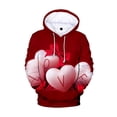 thumbnail image 3 of Sudadera con capucha con estampado 3D de pareja feliz día de San Valentín para hombres y niños, sudaderas con capucha de moda Streettear, ropa para amantes de Harajuku, sudadera con capucha, 3 of 5