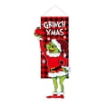 thumbnail image 2 of Banderas del Grinch para exteriores Kagetolytai Bandera del Grinch de doble cara Decoración navideña, 2 of 3