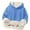 Light Blue, variant on Eltusu Toddler Boys Winter Hoodies, Graphic Casual Pullover Long Sleeve Boys Sweatshirts Light Blue Size 4-5 T