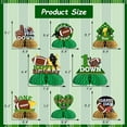 thumbnail image 7 of 8Pcs 1st Year Down Football Honeycombs Centerpieces, Sage Green Sports Game Day Table Decorations for First Birthday - Foam Sports Balls Table Supplies for One Year Old Boy, 7 of 7