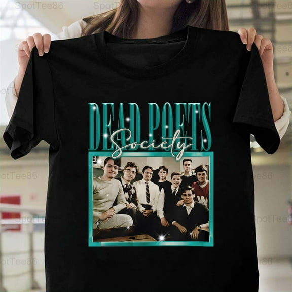 Dead Poets Society O Captain My Captain Retro Vintage Movie Quote Graphic G024 Unisex T-Shirt, Up to Size 5XL