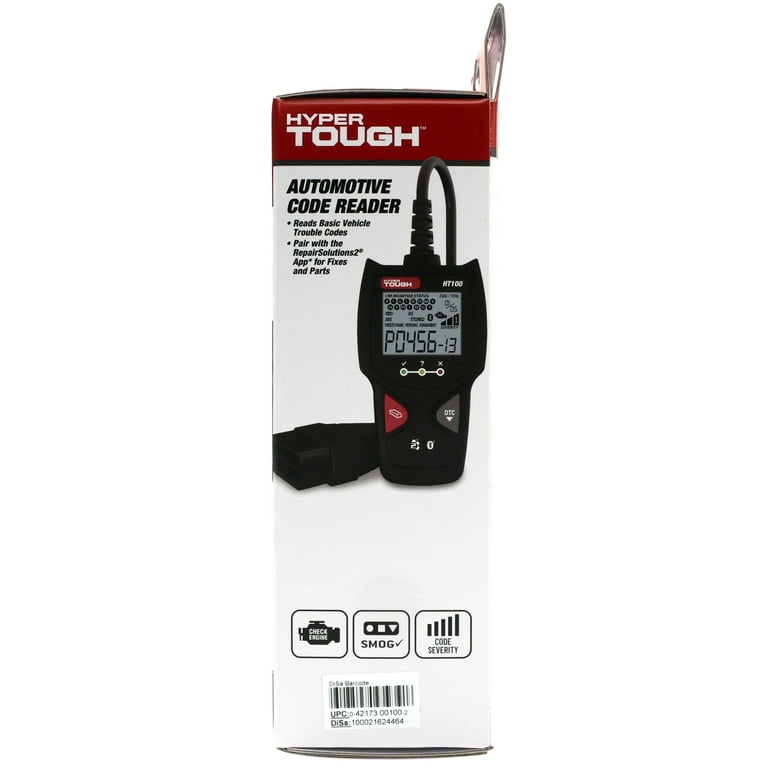 Hyper Tough HT100 Code Reader, 1996 & Newer OBD2 Vehicles