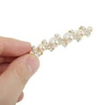 thumbnail image 4 of Unique Bargains 1 Pc Hair Clips Exquisite Rhinestone Spring Clip Hairdo Clip Gold Tone Champagne, 4 of 5