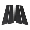thumbnail image 1 of Recubrimiento de Ventana del Pilar de la Puerta Unique Bargains Frontal Trasero Izquierdo Derecho para Volkswagen T-ROC 2018-2022 Etiqueta Antirrayaduras para los Pilares Exteriores de la Puerta 6 Pcs, 1 of 6