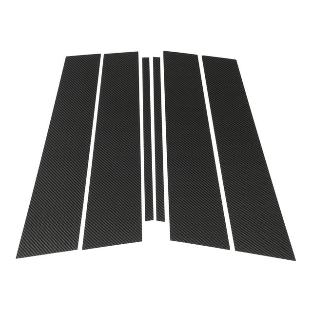 Recubrimiento de Ventana del Pilar de la Puerta Unique Bargains Frontal Trasero Izquierdo Derecho para Volkswagen T-ROC 2018-2022 Etiqueta Antirrayaduras para los Pilares Exteriores de la Puerta 6 Pcs