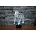 thumbnail image 4 of YSITIAN 3D Monkey Gorilla Night Light Lamp Illusion Animal led Lamps 7 Color Changing Touch Switch Table Desk Decoration Lamps Birthday Gift Acrylic Fla E1116-69, 4 of 6