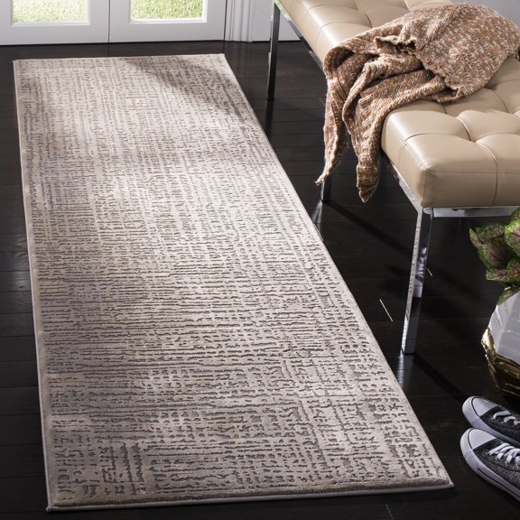 Safavieh Meadow Valery Abstract Runner Rug, Ivory/Gray, 2'7" x 8'