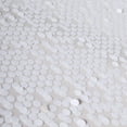 thumbnail image 3 of BalsaCircle 90" x 132" Big Payette Sequin Tablecloth White, 3 of 8