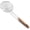 16.7"L,6.3" Strainer Bowl, variant on Spider Strainer Skimmer with Wood Handle - 5.5 Inch Fryer Scoop for Cooking and Frying, Kitchen Utensils Pasta Strainer Spoon