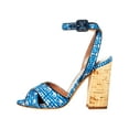 thumbnail image 2 of Tabitha Simmons Womens Connie Pumps Dress Sandals Blue 38 Medium (B,M), 2 of 2