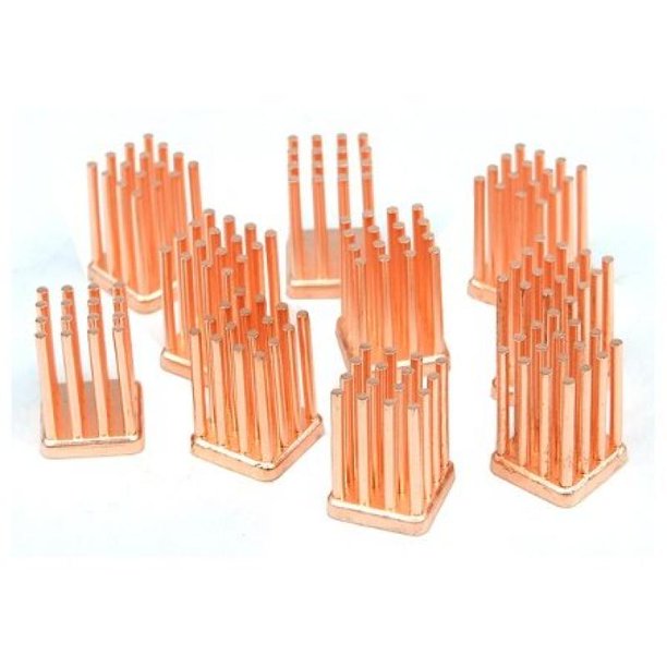 Enzotech Mosfet Passive Heat Sink, 10 x 10 x 14 mm, Copper, 10pack