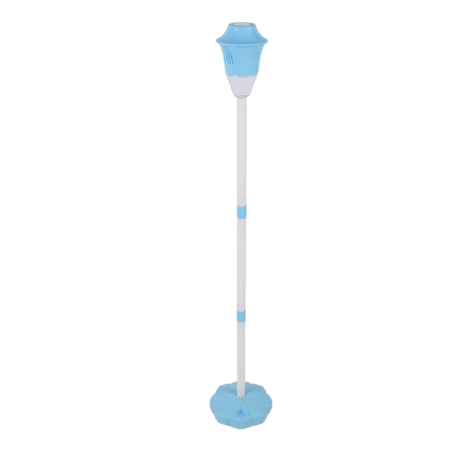 Street Light Bubble Machine, Bubble Blower Toy Lighting Effect Abrasion Resistant Music Mode Easy Using Plastic for Garden Blue,Red