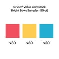 thumbnail image 3 of Sampler de cartulina Cricut Value Bright Bows, 80 hojas A4, 3 of 8